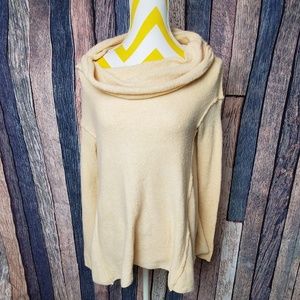 Free People cowl neck or off shoulder sweater